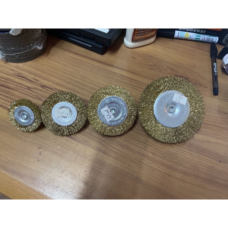 Metal Brass T-Type flat rust removing,polishing Brass Circular wheel ...
