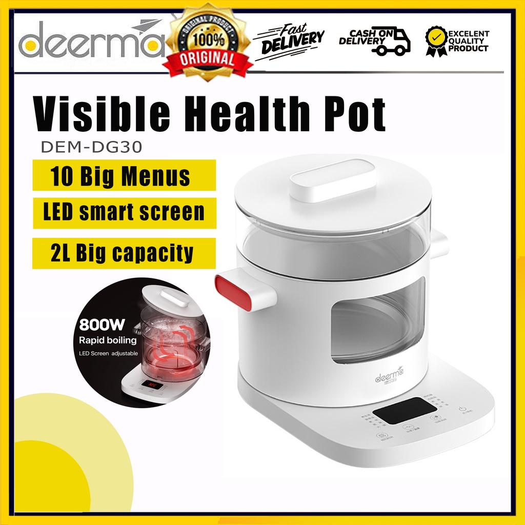 Deerma DG30 Multifunction Kettle 16-in-1 Programmable Brew Cooker ...