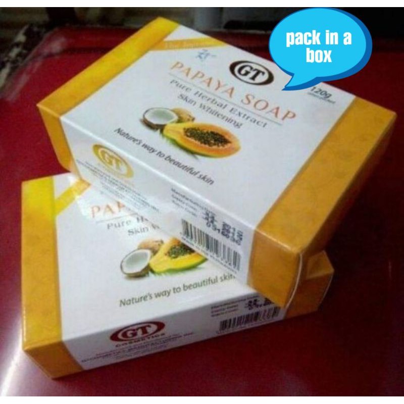 ORIGINAL GT Papaya Soap 120grams Shopee Philippines