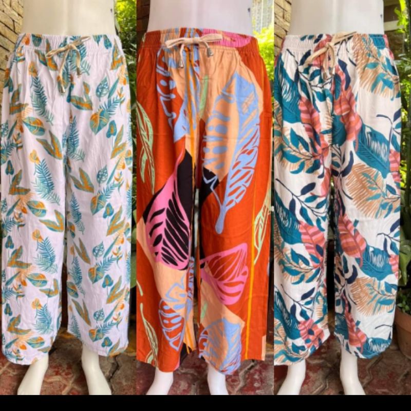 Challis Printed Boho Square Pants| Fit Small to Large | Shopee Philippines