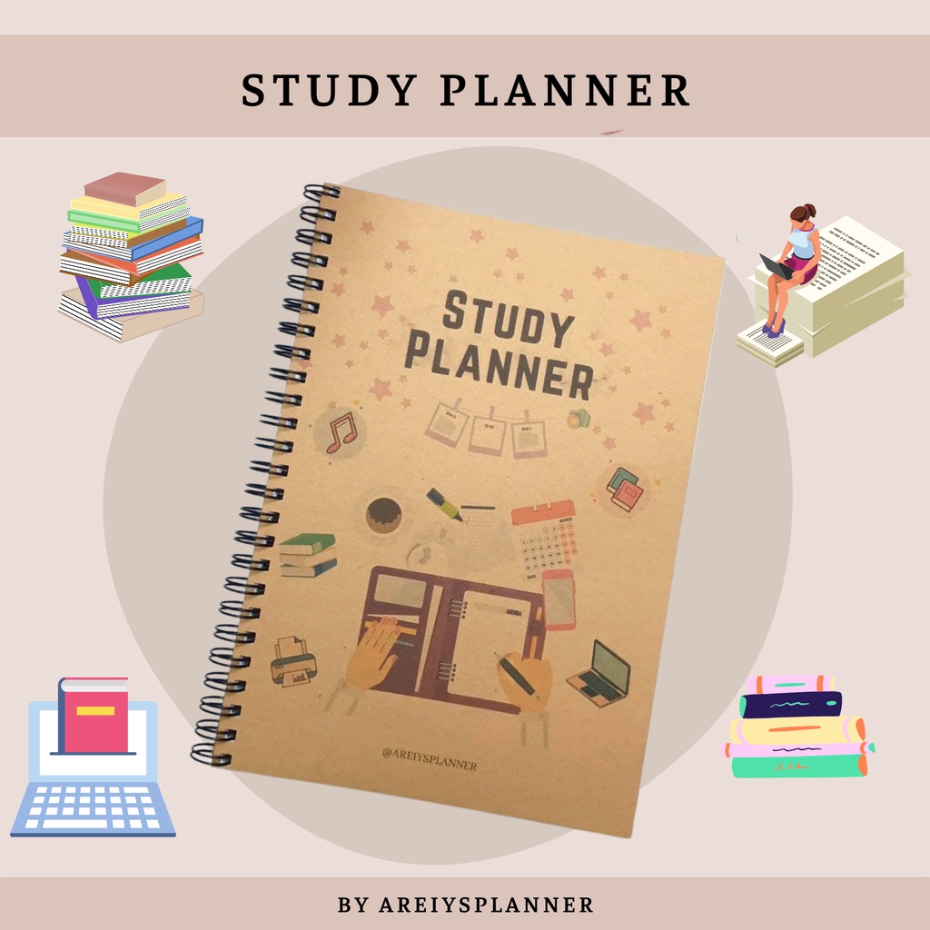 A5 Study Planner For Students Wired-o Binding Student Planner | Shopee ...