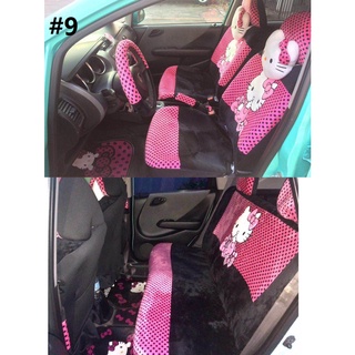 Hello Kitty, car seat belt cover, handbrake gear shift cover, car