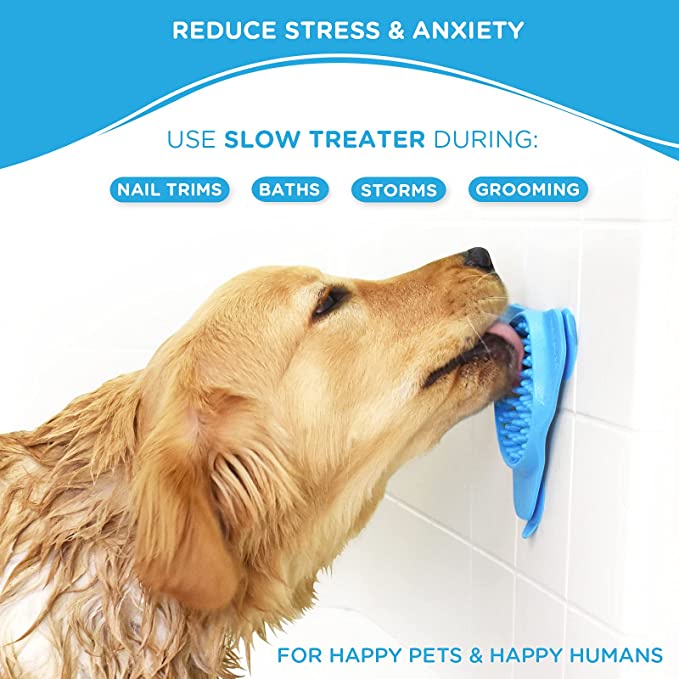 Dog Slow Treater TreatDispensing Licky Mat Puzzle Feeder Toy/Licking