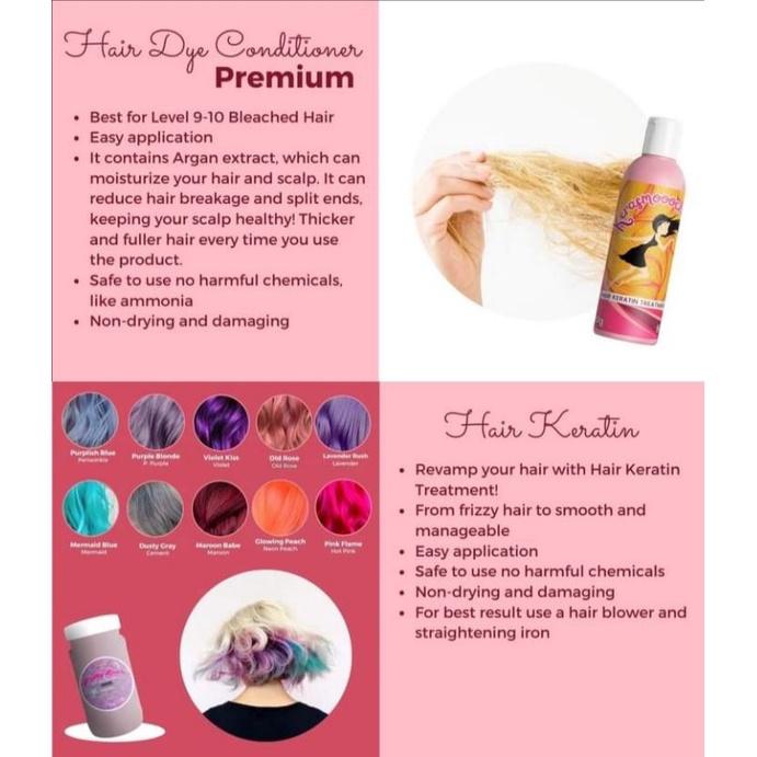 Beautify Hair Dye Conditioner and Hair Keratin (Onhand) Shopee
