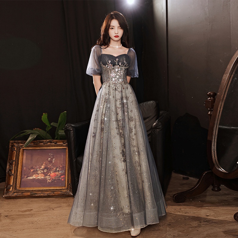 Korean Summer Formal Dress For Wedding Gown Occasion Elegant Classy ...