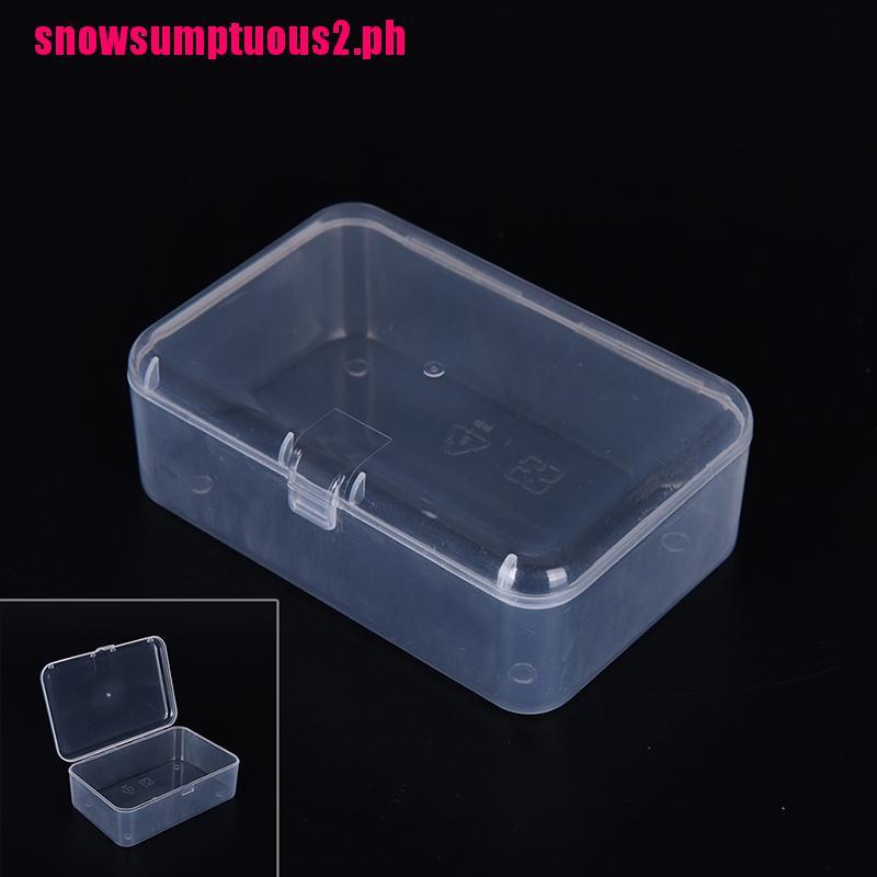 [Nice&PH]New Small Transparent Plastic Storage Box clear Square ...