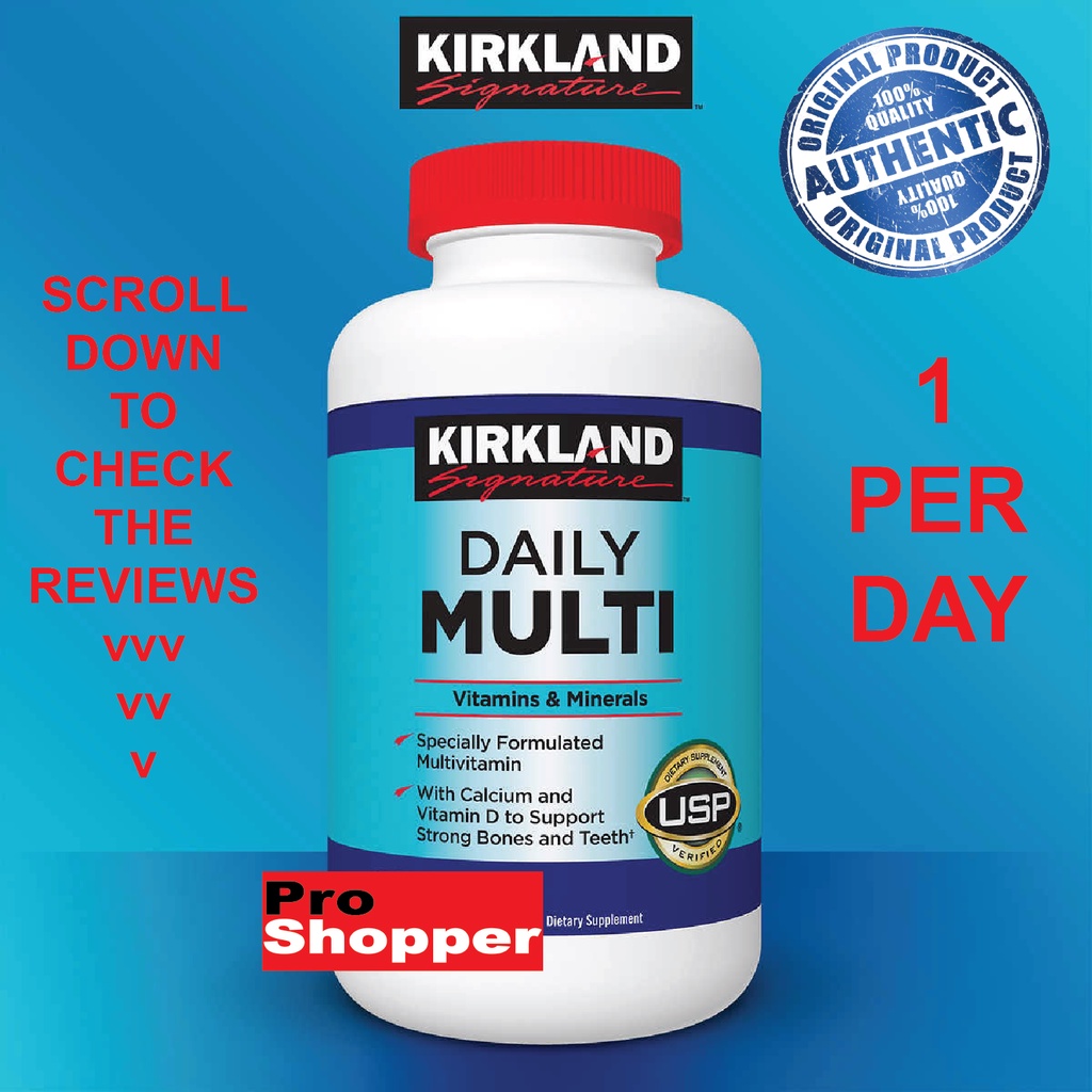Kirkland Signature Daily Multi 90 tablets Shopee Philippines