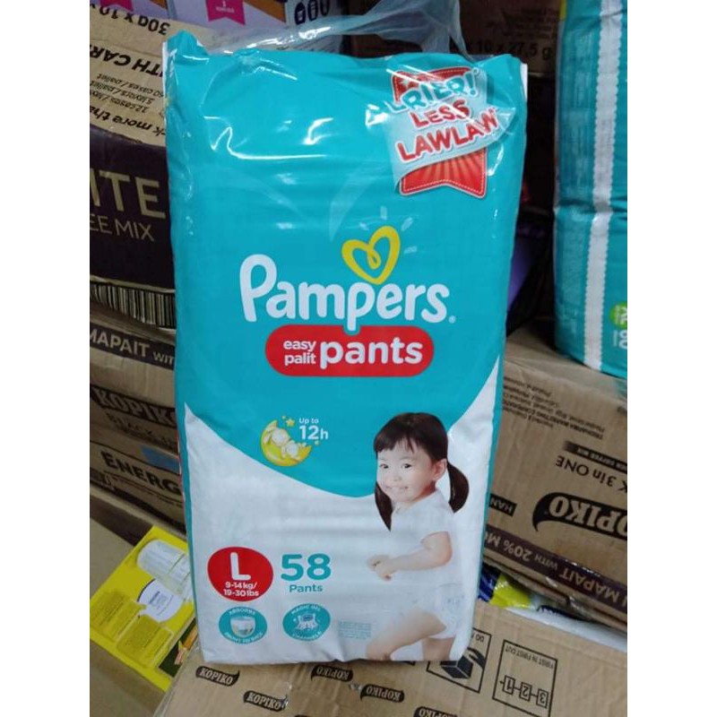 Pampers sales pants l