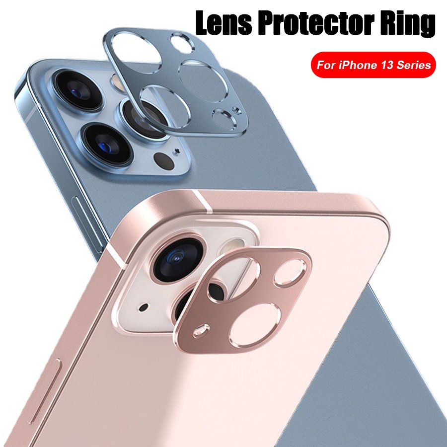 Rear Camera Lens Metal Protector Ring for iPhone 13 Pro Max 13Mini ...