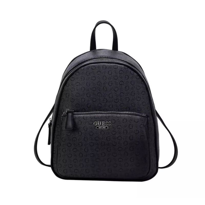 Guess best sale backpack leather