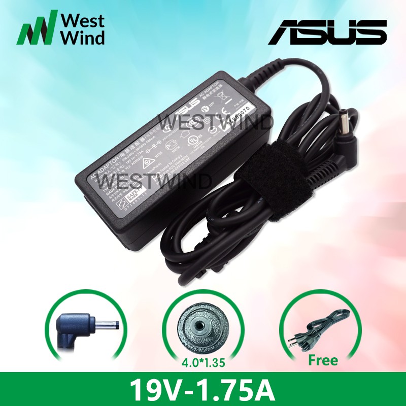 Asus Laptop Charger 19v 175a 33w X453 X453m X453ma X453s X453sa X541n Eeebook E402ma E403sa 6944