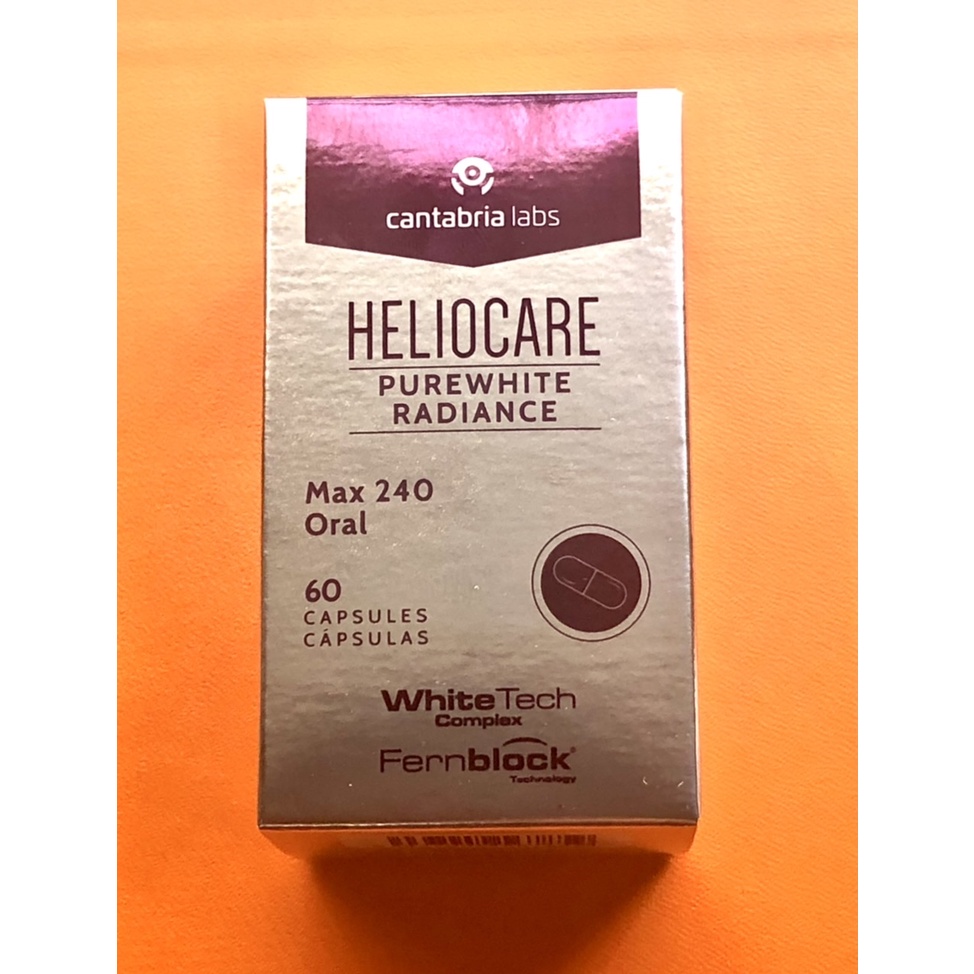 Heliocare Purewhite Radiance Max 240 60 capsules ( NEW STOCK NEW ...