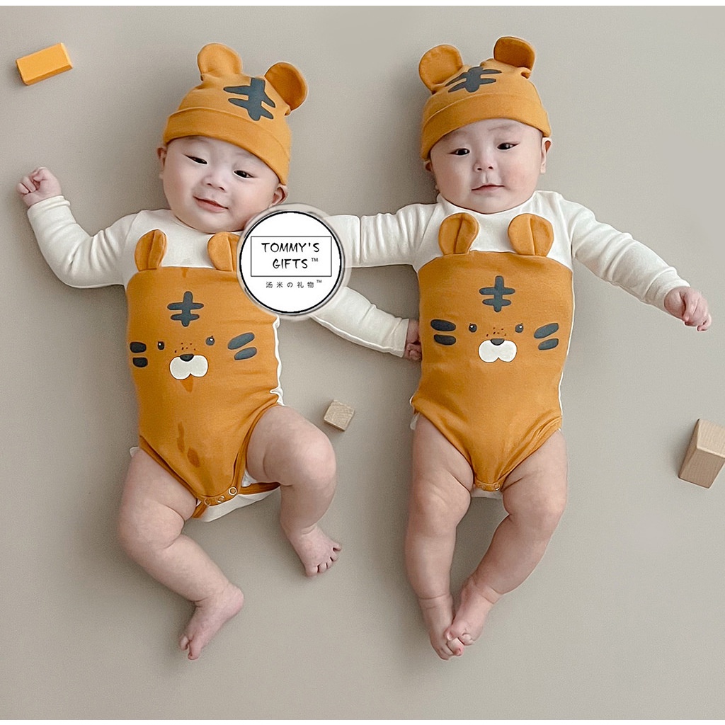Baby Romper 0 12 18 Months Baby Boy Girl Tiger Romper With Set