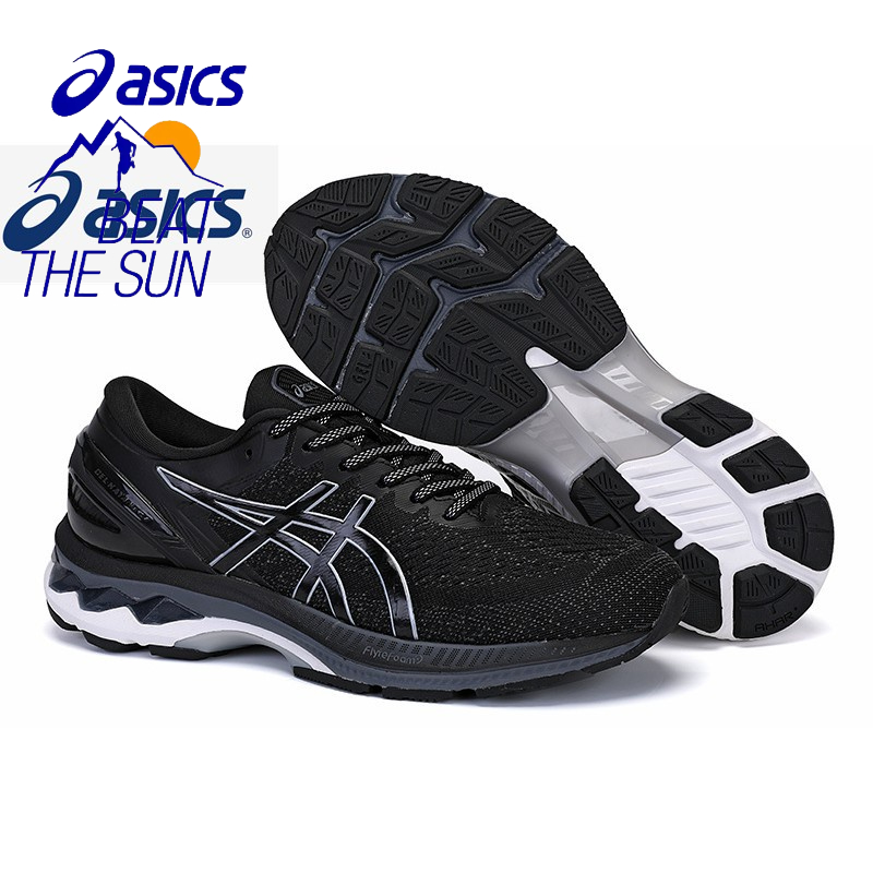 ASICS K27 men's stable cushioning shock absorption running shoes black