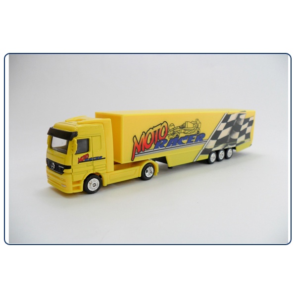 Welly 1-87 SCANIA V8 BP OIL Tanker Truck Mercedes Container Trailer ...