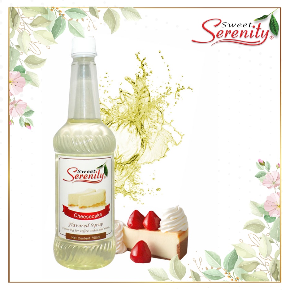 Sweet Serenity Cheesecake Flavored Syrup Coffee base 750 ml Shopee Philippines