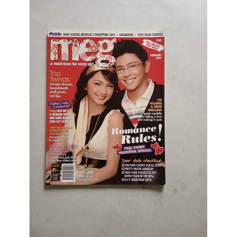 Meg Magazine February 2007 Issue - Iya Villania & Drew Arellano ...