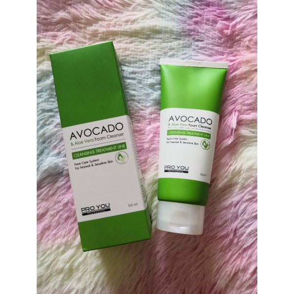 Pro You Avocado & Aloe Vera Foam Cleanser (120ml) | Shopee Philippines
