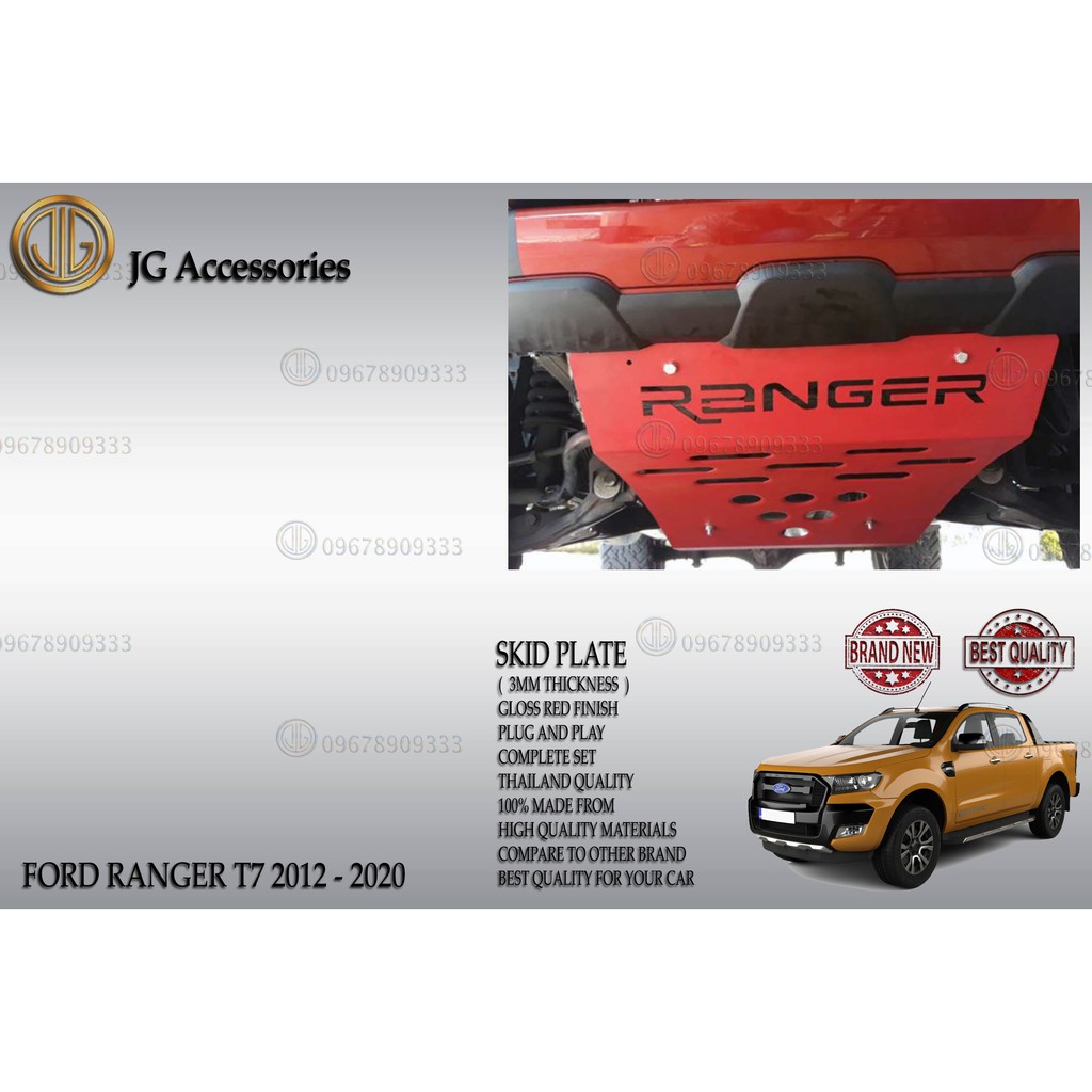 FORD RANGER T6 2012 - 2020 UNDER ENGINE PROTECTOR / UNDER ENGINE SKID ...