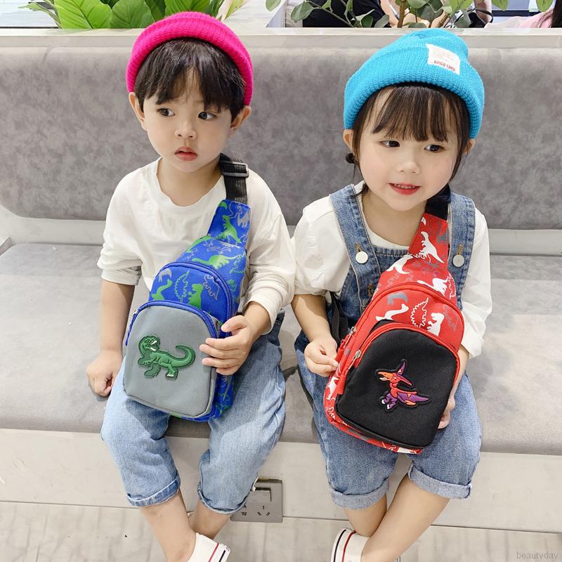 COD Ready Stock Toddler Baby Girls Boys Bags Kids Waist Bag Handbag Belt Chest Hip Cartoon Dinosaur Crossbody Bag Shopee Philippines