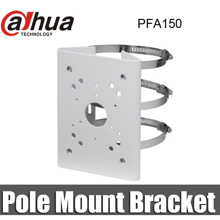 Dahua PFA150 Pole Mount Bracket Aluminum Neat & Integrated Design IP ...