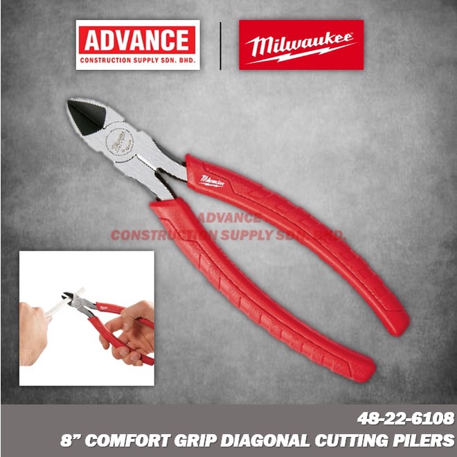 Milwaukee 6 In. Comfort Grip Diagonal Cutting Pliers - Foto 12