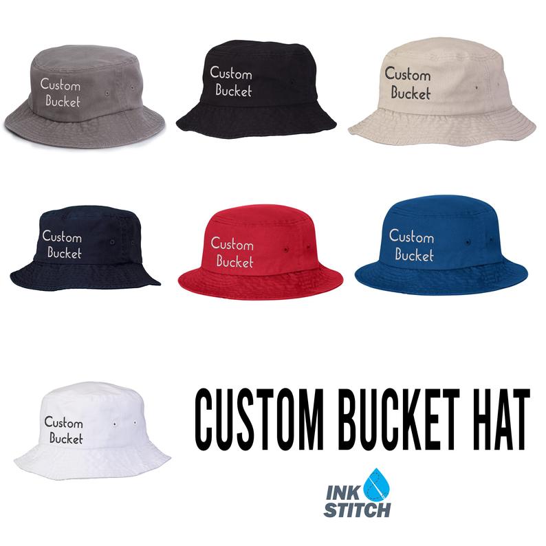 Customized Your own Personalized Text/Logo/Artwork/ Custom Bucket Hat ...