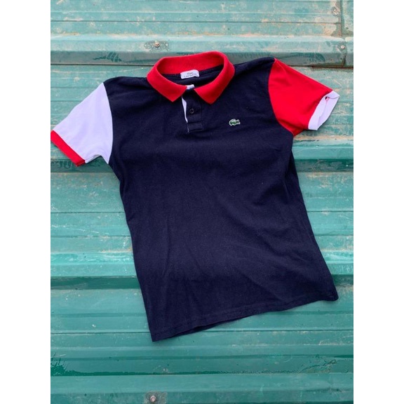 Polo hotsell lacoste tricolore