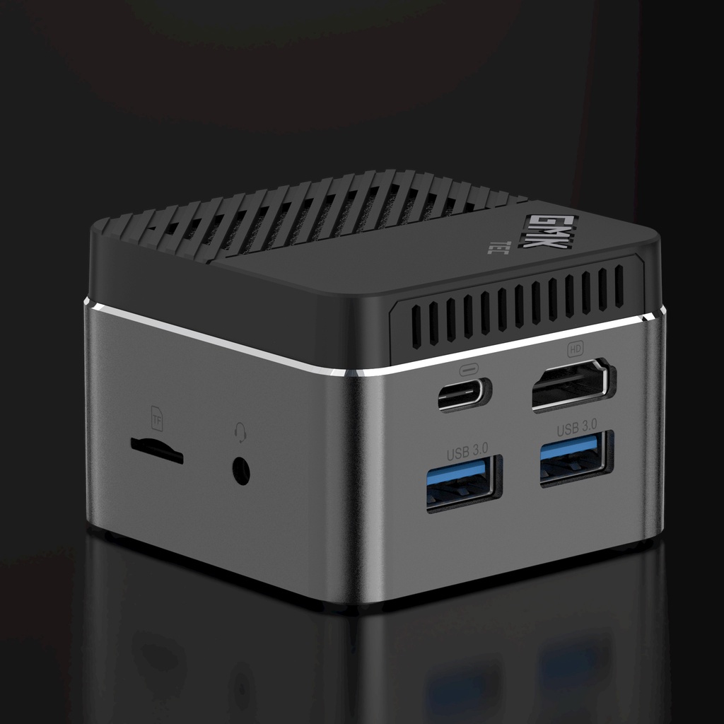 GMK 4K Windows 10 Mini PC Box Intel Celeron J4125 Quad Core LPDDR4 8GB