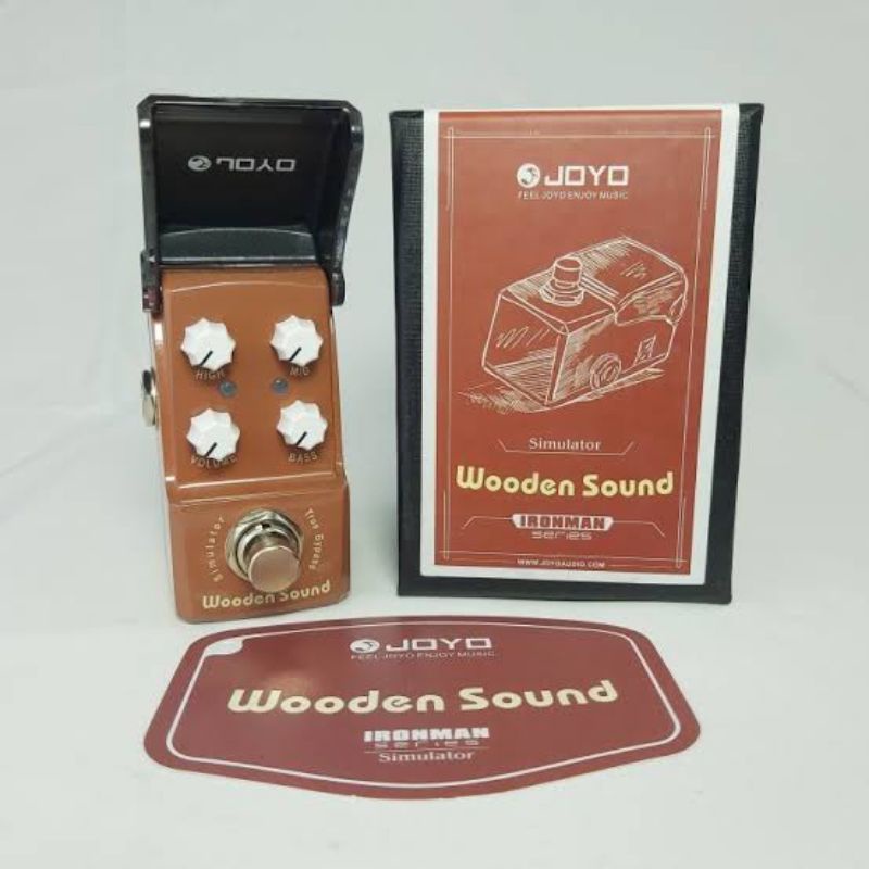 Joyo JF323 GUITAR Efection PEDAL WOODEN SOUND ACOUSTIC SIMULATOR