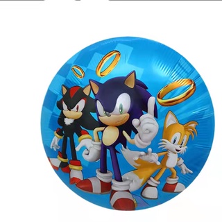 SONIC THE HEDGEHOG 6 PCS HELIUM QUALITY LATEX BALLOONS. GLOBOS DE SONIC