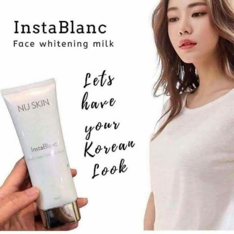 Nu Skin Instablanc Face Whitening Milk Shopee Philippines