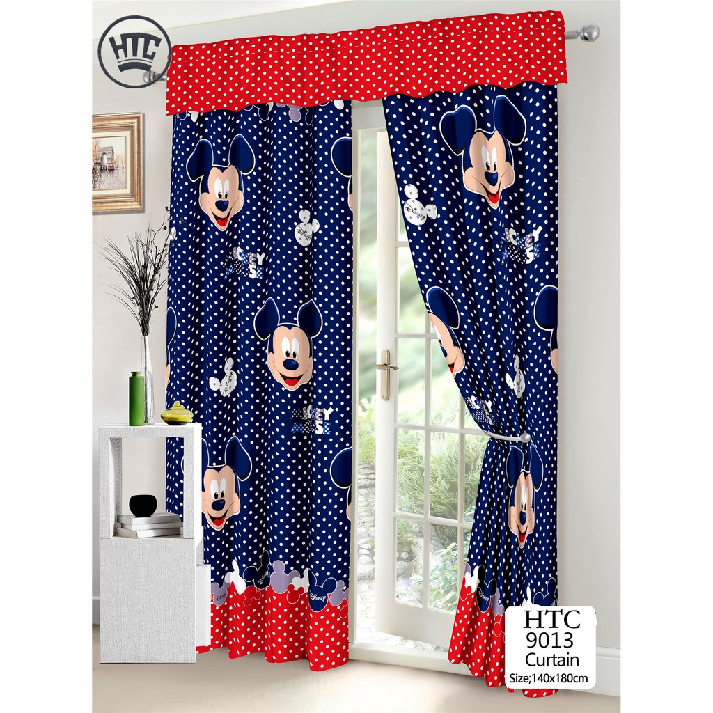 New Mickey Mouse Curtains Sales Home Decor Cartoon Curtain for Window