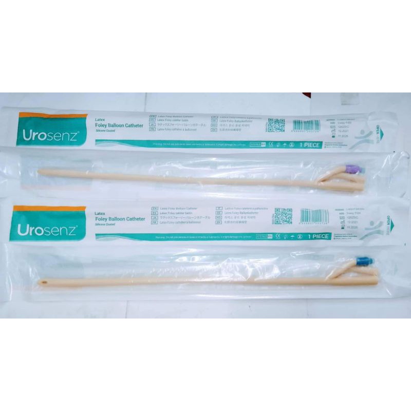 Urosenz Latex Foley Balloon Catheter 3way(fr.20/22/24) | Shopee Philippines