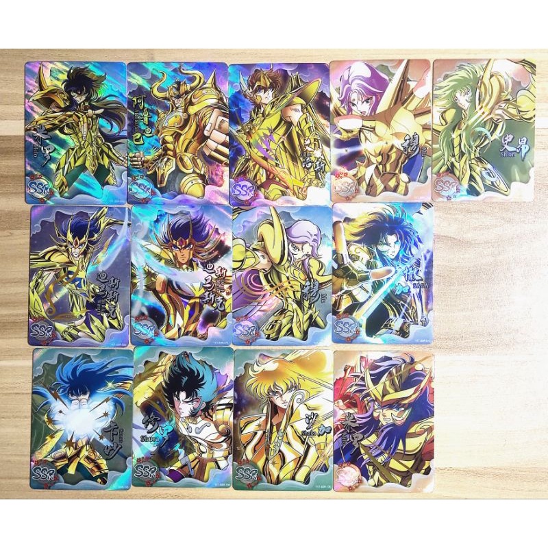 Saint Seiya SSR Anime Collectible Cards - Set Section | Shopee Philippines