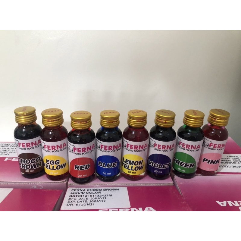 ferna food color 30ml | Shopee Philippines