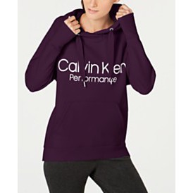 Calvin Klein Performance Logo Fleece Hoodie Womens size SMALL color BURGUNDY Shopee Philippines