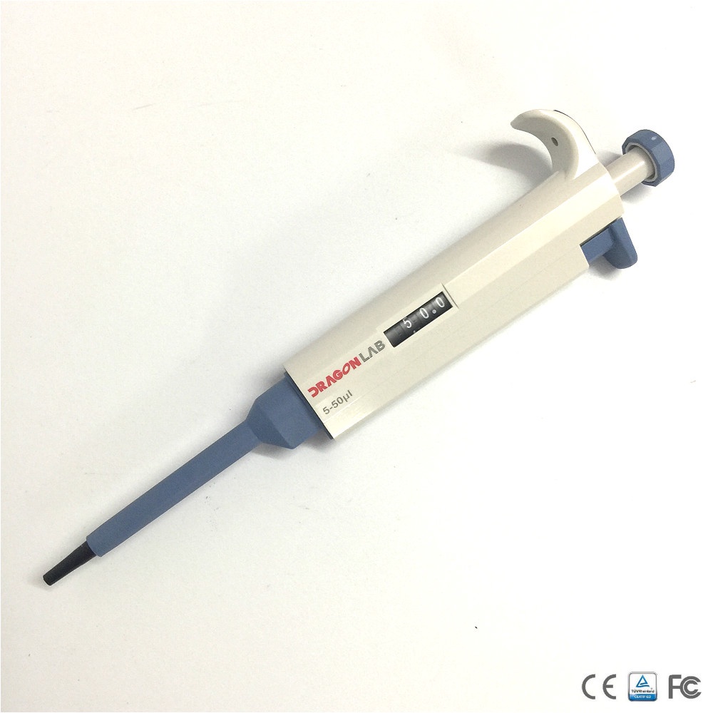 DLab Pipettor Singlechannel Adjustable Volume Mechanical PipetteTopPette Dragon lab Pipettor