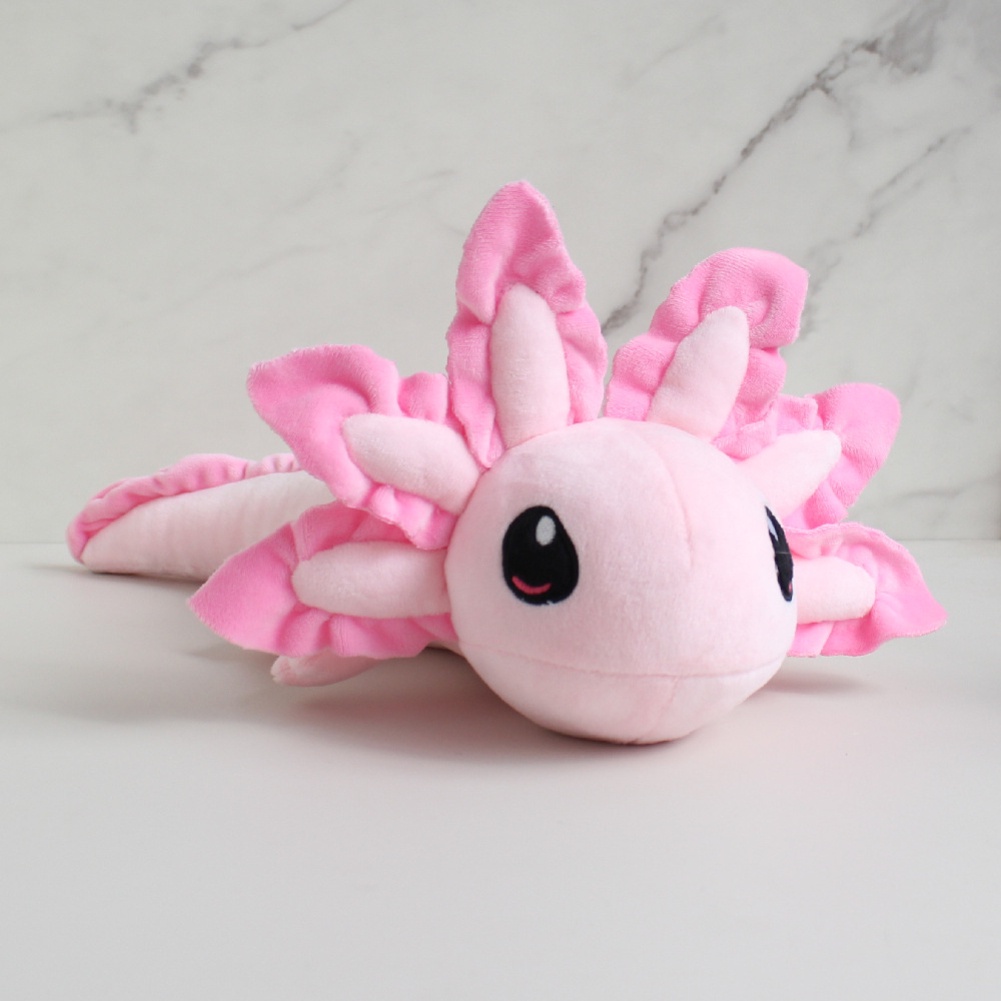 Adorable 30/45cm Axolotl Plush Toy Salamander Quadruped Fish Figure ...