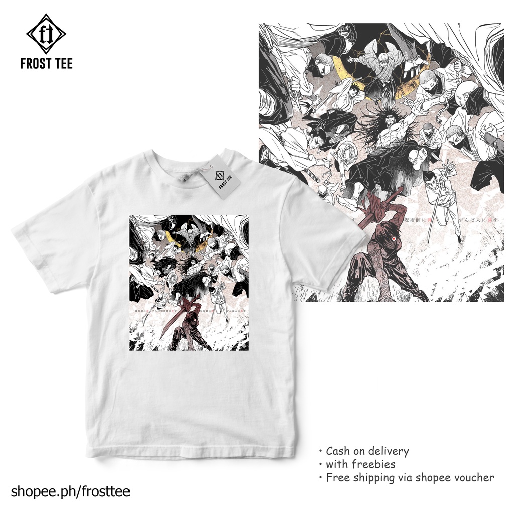 Jujutsu Kaisen Maki Zenin vs Zenin Clan Anime Shirt | Freedert Shirt PH |  Shopee Philippines