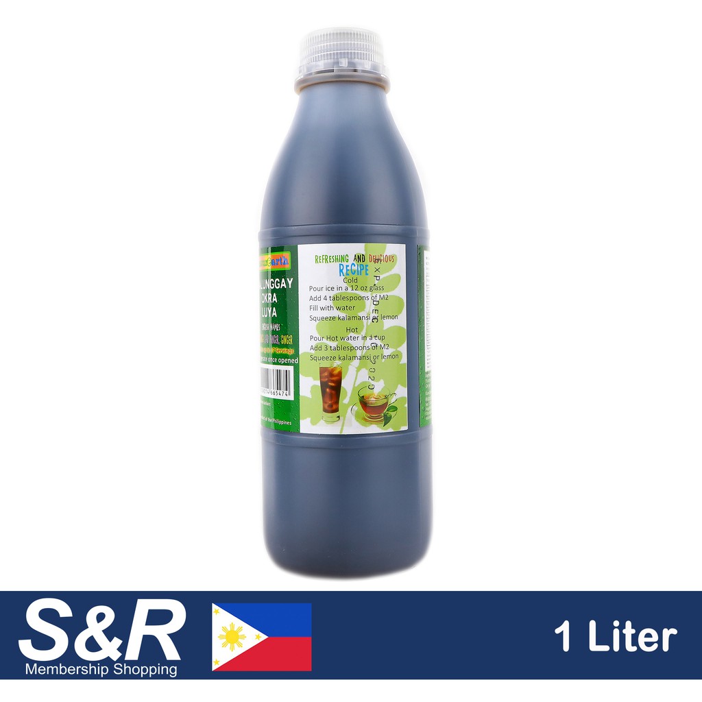 M2 Malunggay Okra Luya Concentrated Tea Drink 1L | Shopee Philippines