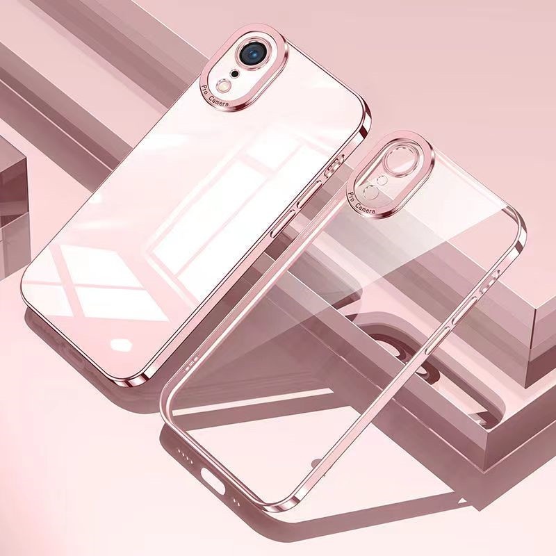 Electroplating Clear Phone Case For Iphone Xr X Xs Max Luxury Full 