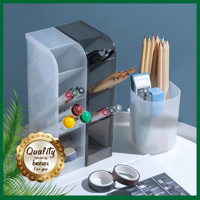 bnesos Stationary School Supplies Storage Box Pen Holder Desk Organizer Shopee Philippines