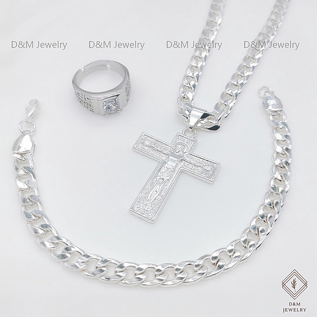 Unisilver necklace with cross pendant deals price