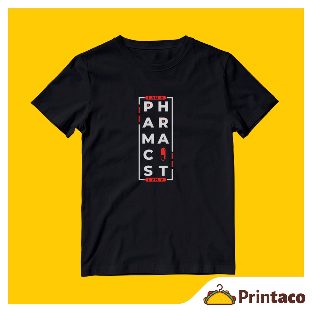 Printaco I am a Pharmacist Minimalist Cotton Shirt | Shopee Philippines