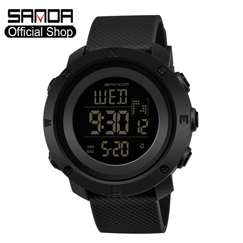 SANDA Sports Digital LED Fashion Waterproof Watch | Shopee Philippines