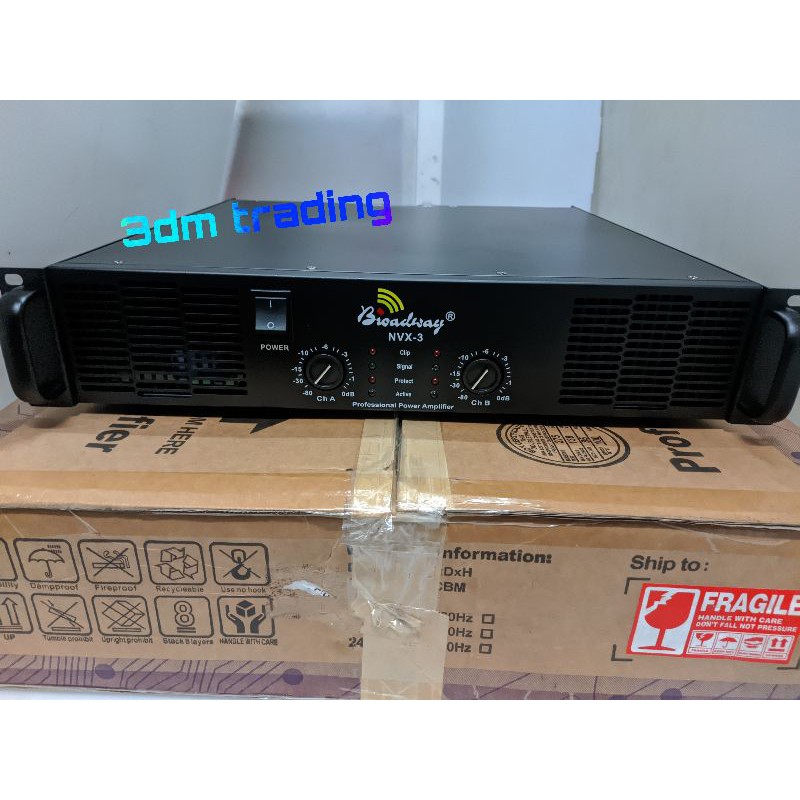 POWER AMPLIFIER BROADWAY NVX3 Shopee Philippines