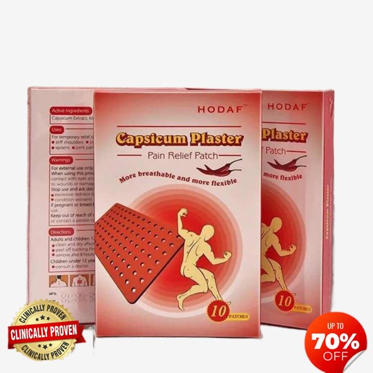 Capsicum Plaster Chinese Medical Joints Pain Relieving Patch Porous