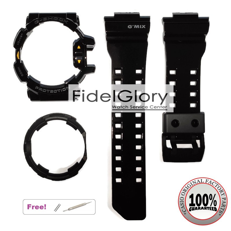 G Shock Original G shock GA 400 and GBA 400 Glossy Bezel and Strap