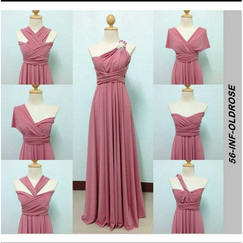 Old rose infinity on sale dress for wedding